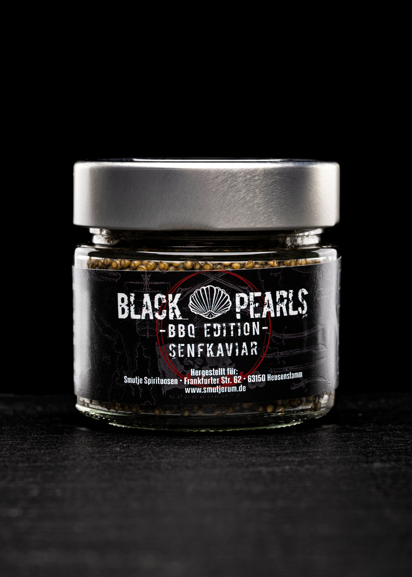 Black Pearls [Senfkaviar] mit BBQ - 170g