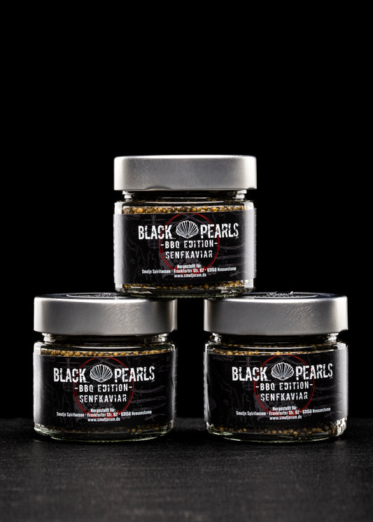 Black Pearls [Senfkaviar] mit BBQ - 170g