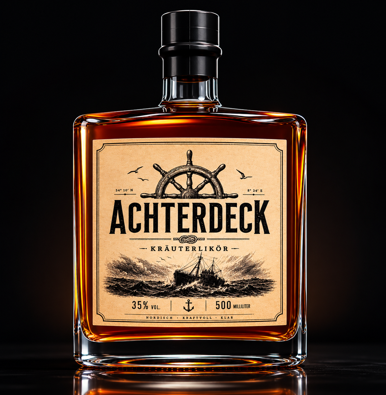 Smutjes - Achterdeck - Kräuterlikör - 500ml